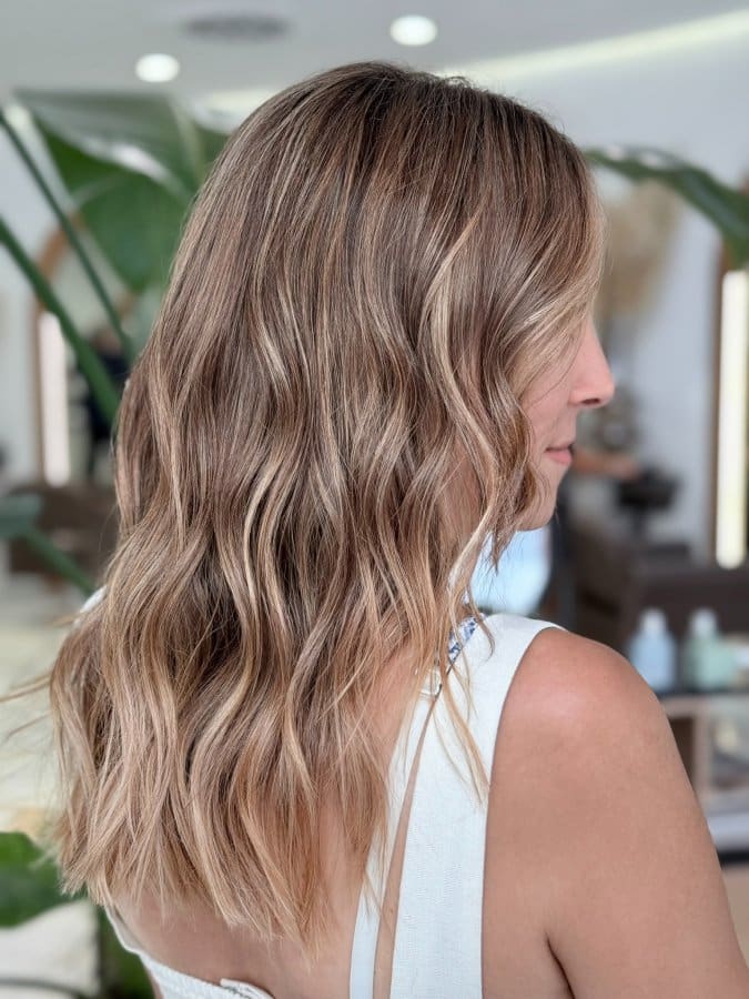 balayage rubio en lliria. DG Estilistas.